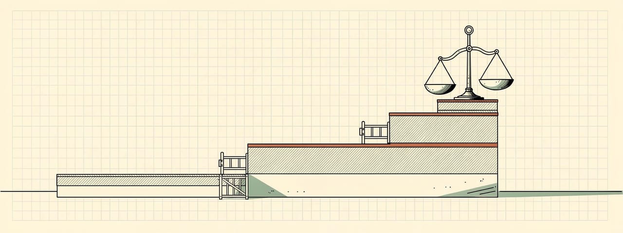 Technical illustration for the article on company valuation and AI